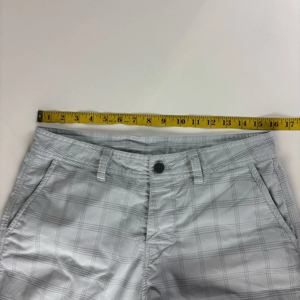 Patagonia Plaid Mens‎ Size 32 Button Fly Outdoor Polyester Blend Cienega Shorts